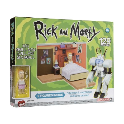 McFarlane Toys Rick and Morty You Shall Now Call Me Snowball Building Set (109 Piece)   565599652